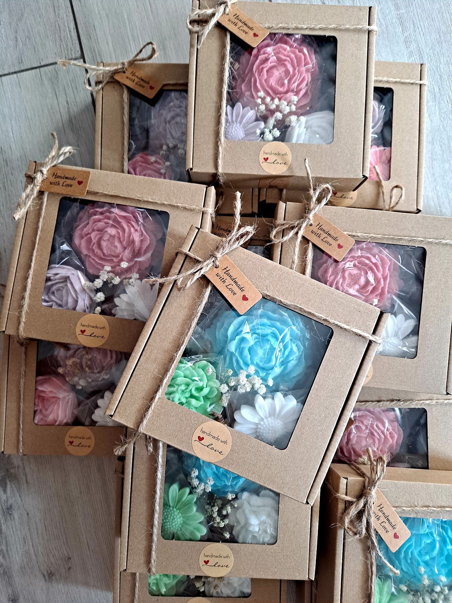 Zestawy prezentowe mydełka handmade