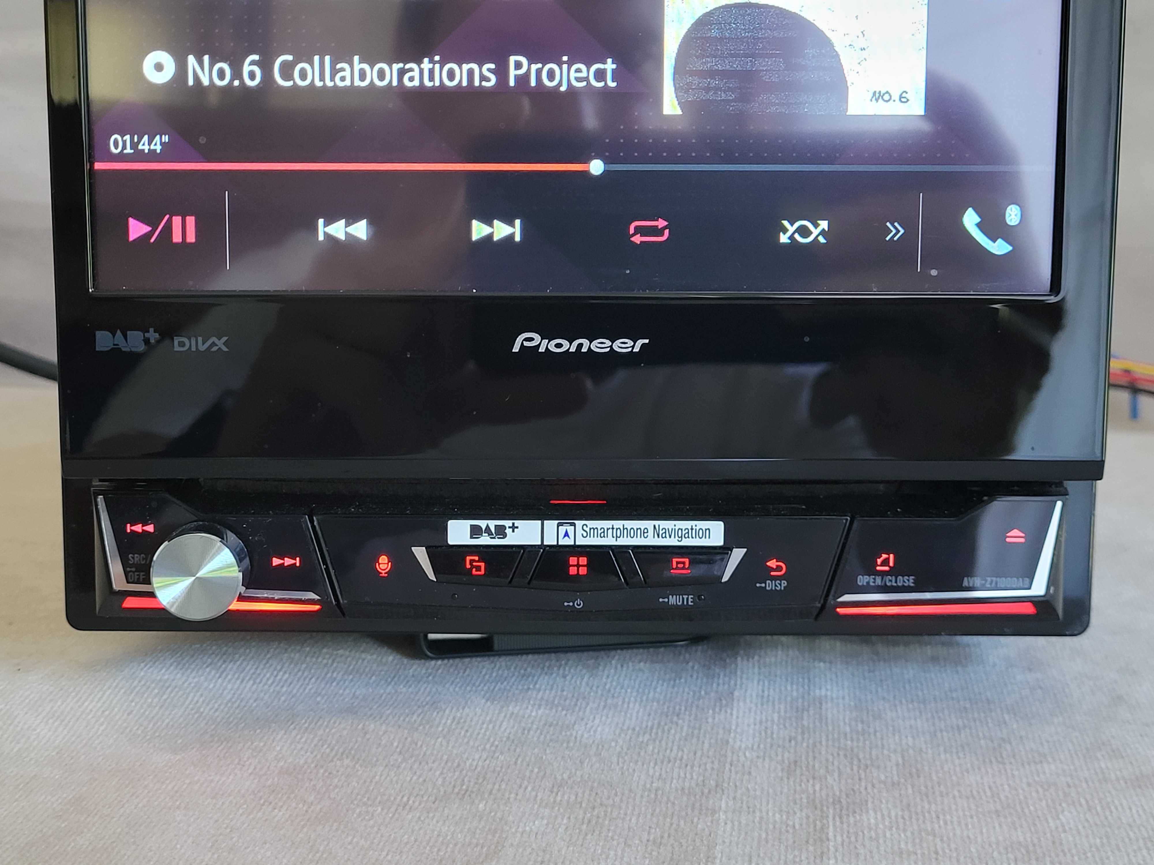 Pioneer AVH-Z7100DAB Bluetooth DVD/USB Android Auto CarPlay Komplet
