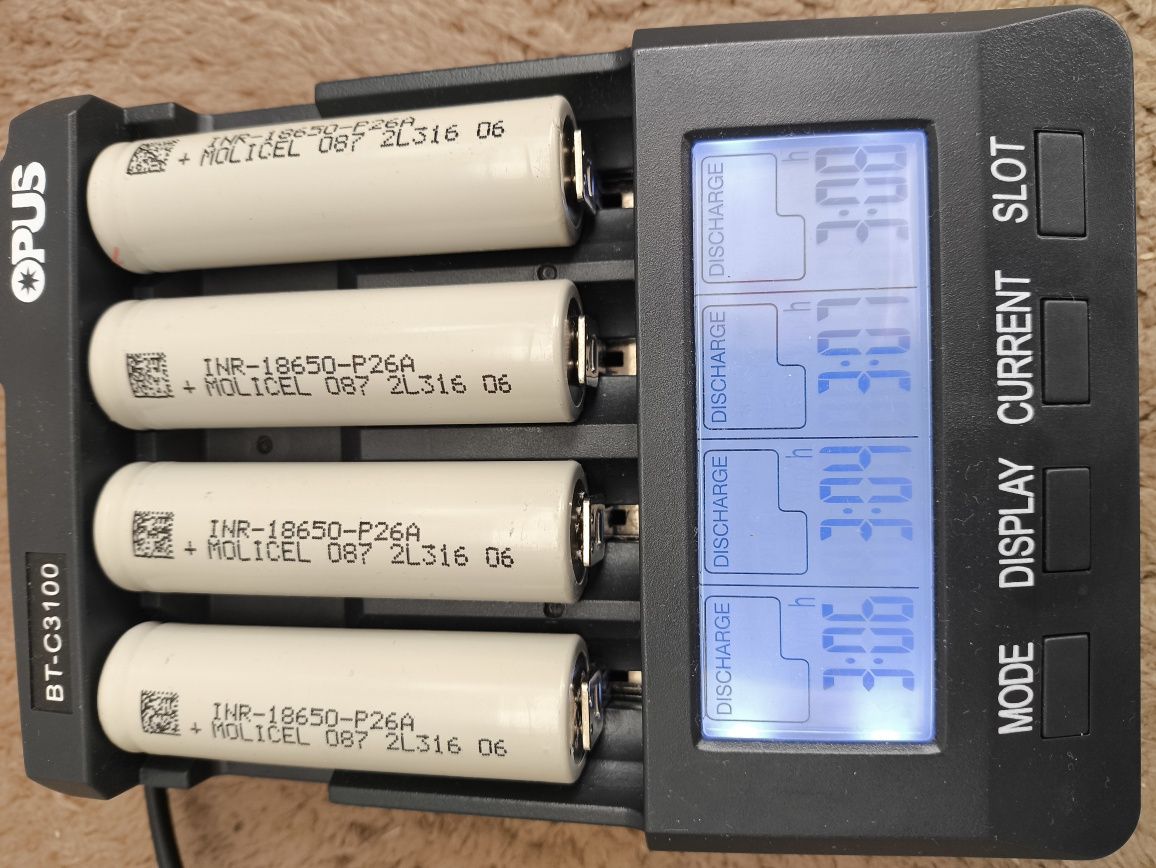 Аккумулятор Molicel P26A 2800mah 35A