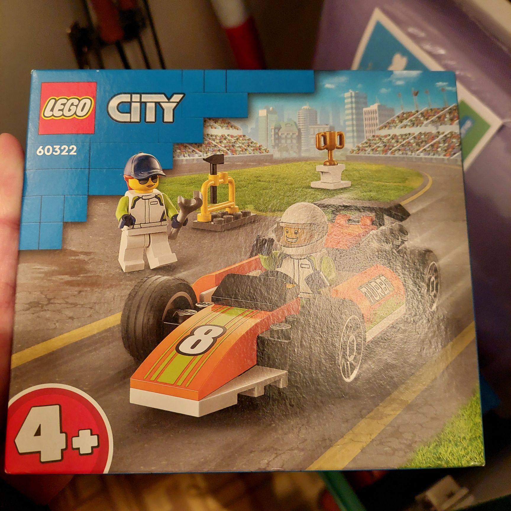 LEGO City 60322 Samochód wyścigowy, nowe