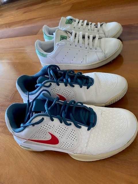 2 PARES DE SAPATILHAS ADIDAS E NIKE HOMEM TAM. 42