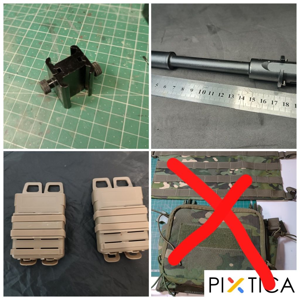 Porta mags m4 + material airsoft