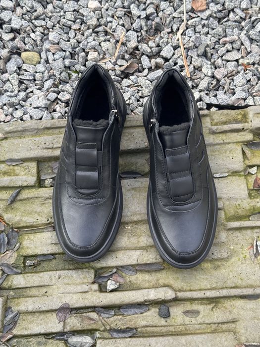 Чоловічі черевики шкіра на хутрі 42-27.5 см