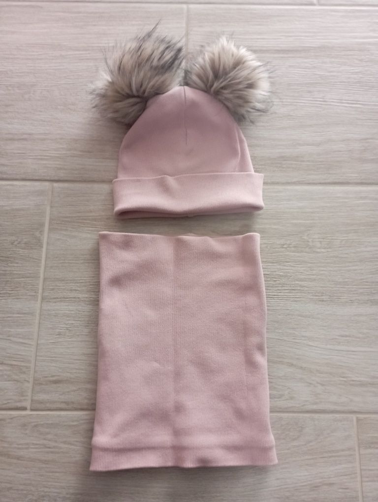 Czapka+ komin rozmiar 48-56 M