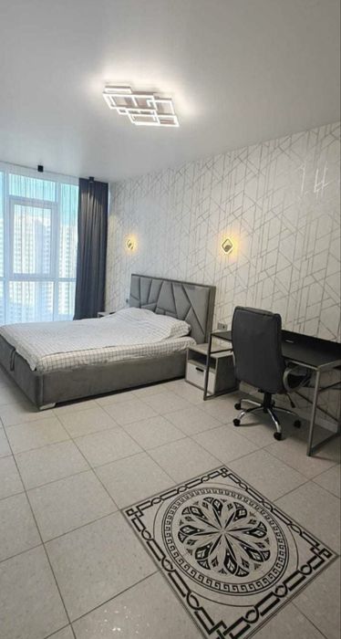 Аренда 1 ком кв "евродвушка"  ЖК "Кадорр" 26я Жемчужина Аркадия