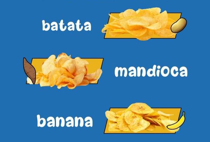 Máquina de batata, banana ou mandioca Chips.