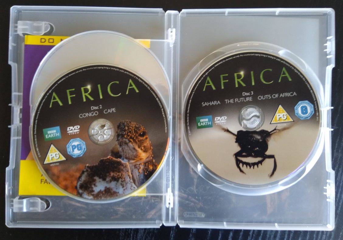 África, BBC Earth, série 3 dvds