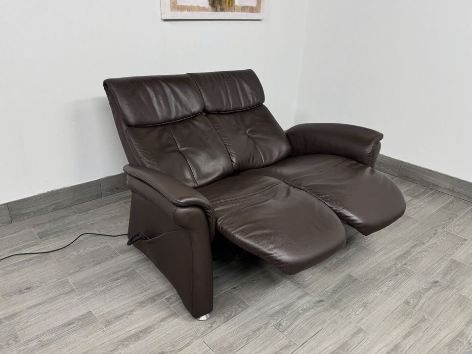 Доставка! Шкіряний диван ! Електро реклайнер ! Бренд Himolla