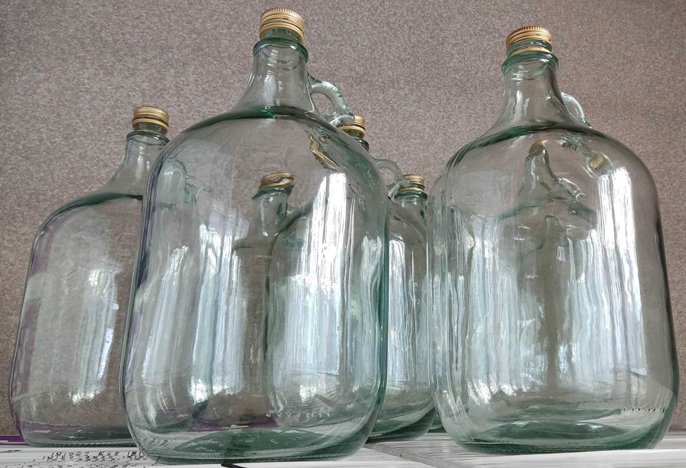 Gąsior, butelka, balon szklany 5L - na wino, nalewki, soki