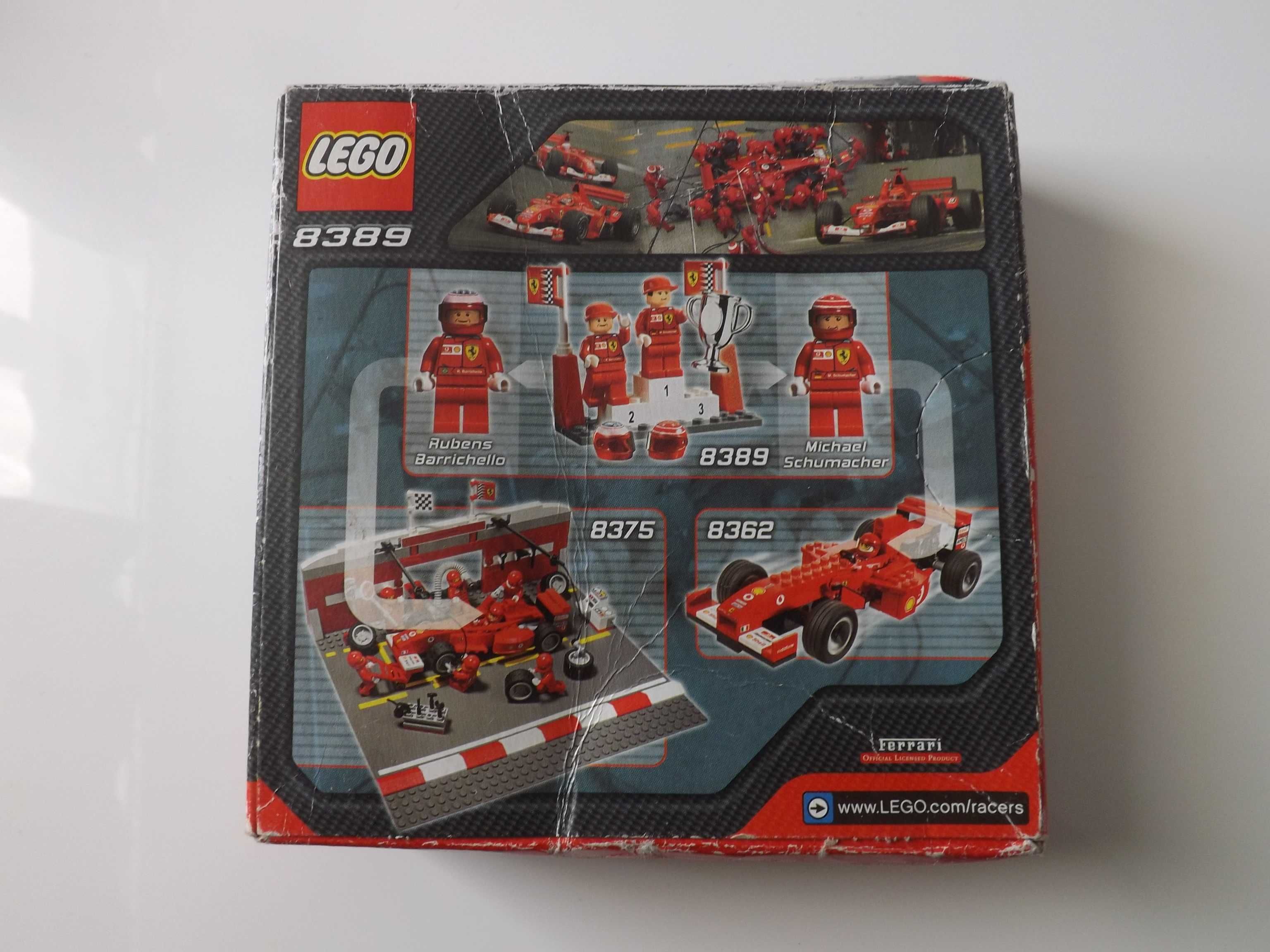 LEGO RACERS 8389 M. Schumacher & R. Barrichello - nowy zestaw !