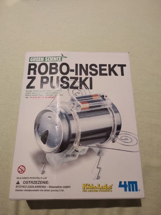 Edukacyjny Robo Insekt z Puszki do złożenia porusza się, dźwięki -nowy