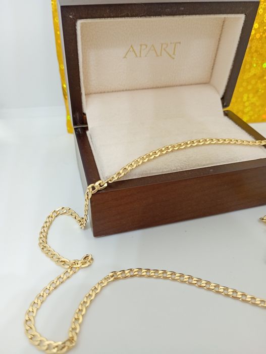 NOWY ZŁOTY łańcuszek 14k pr.585 rozm.50 Komis Madej Sc