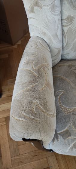 Zestaw mebli kanapa, leżanka + dwa fotele