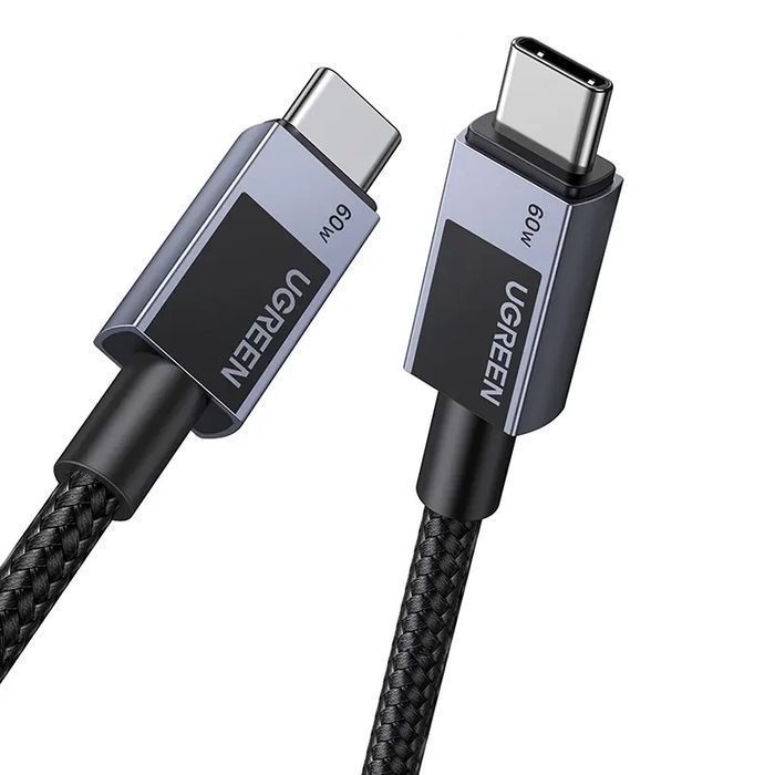Kabel Usb-C Do Usb-C Ugreen L524, 60W, Pd, 3M (Szary)