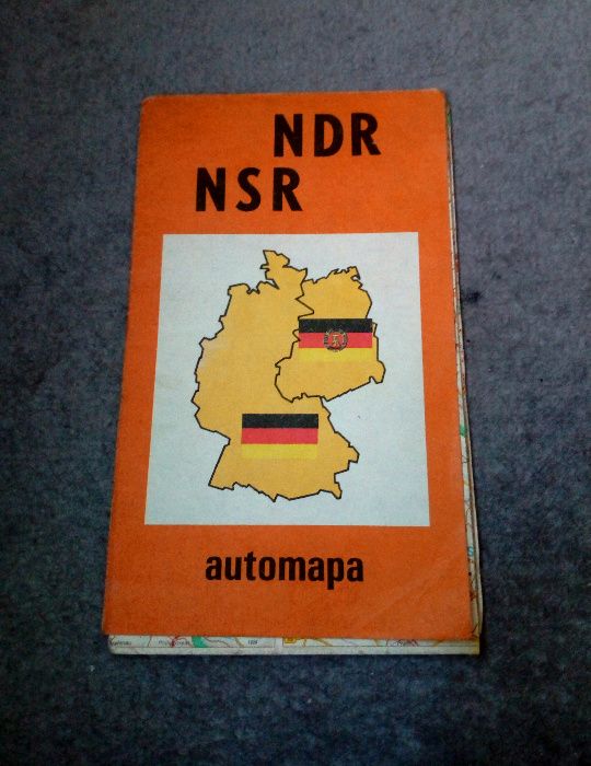 Sprzedam starą słowacką mapę NDR NSR automapa z 1990 roku