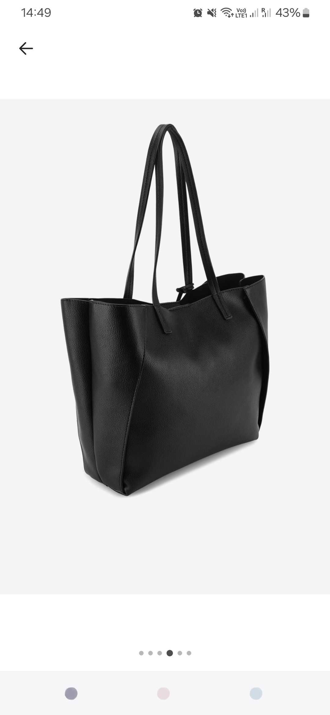 Torebka Jenny Fairy shopper hm reserved H&M