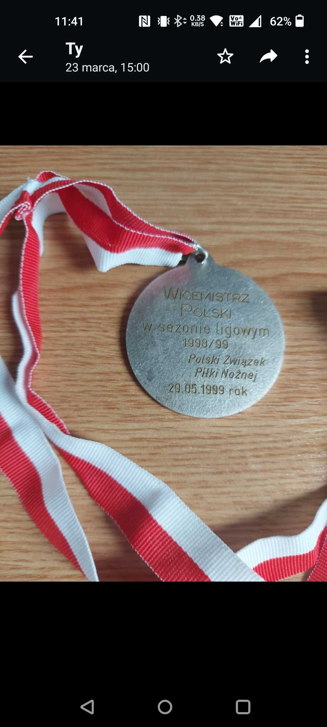 Medal Wiedzew Łódź
