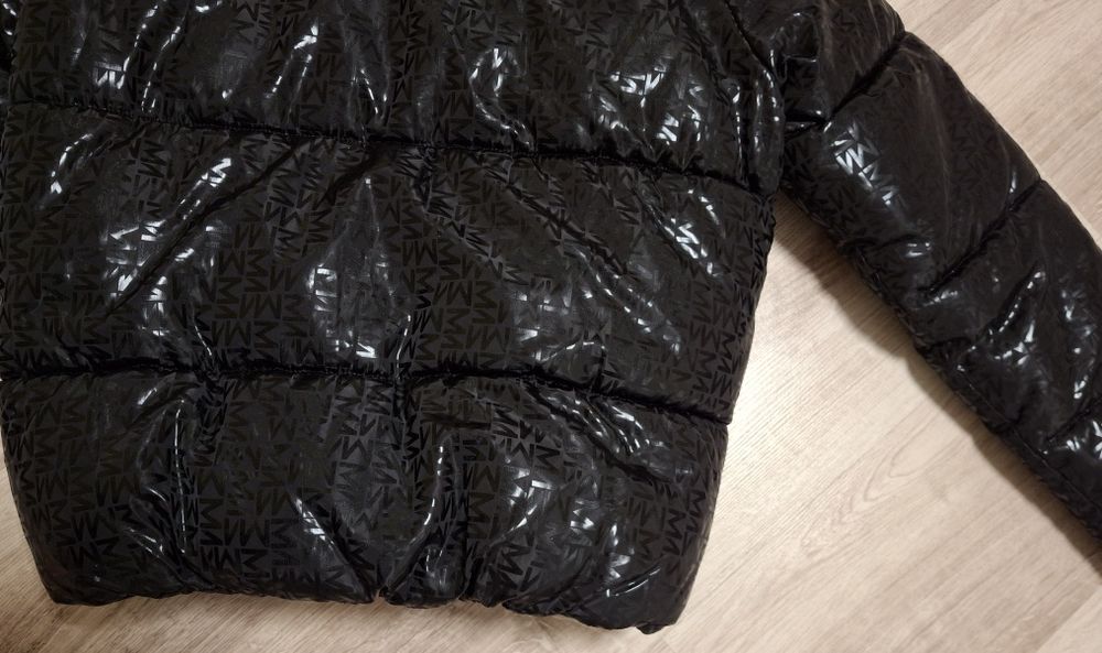 Mohito J.Nowa Kurtka Pikowana! Monogram! Czarna! Oversize! Roz.32!