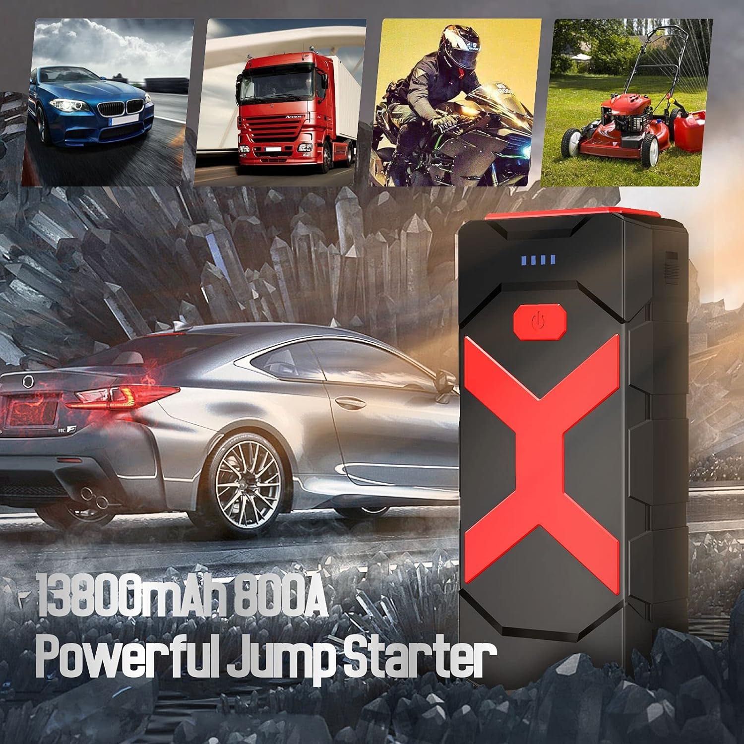 Powerbank 13800mAh Car Jump Starter
