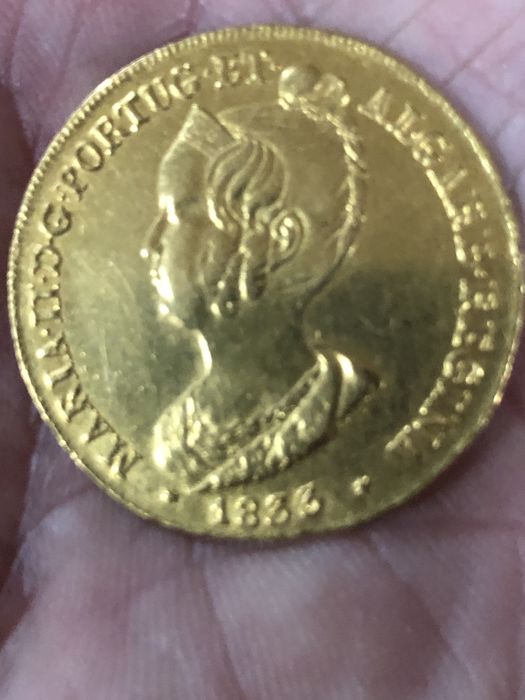 Moeda D Maria ll 7500 Reis (1833 )