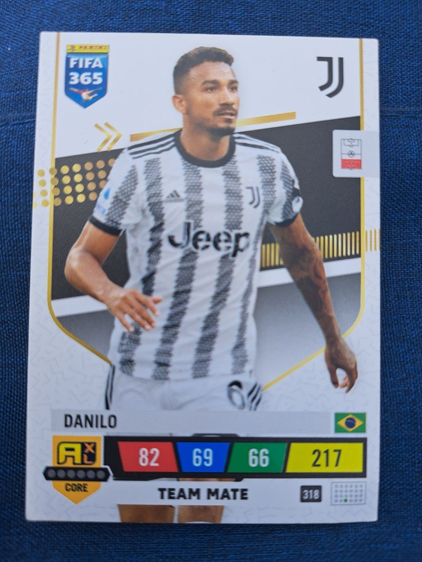 karta Danilo Juventus Turyn Panini Fifa 365 sezon 2022/2023