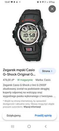 CASIO-G-SHOCK 2900 20bar-200 metrów,wstrząsoodporny