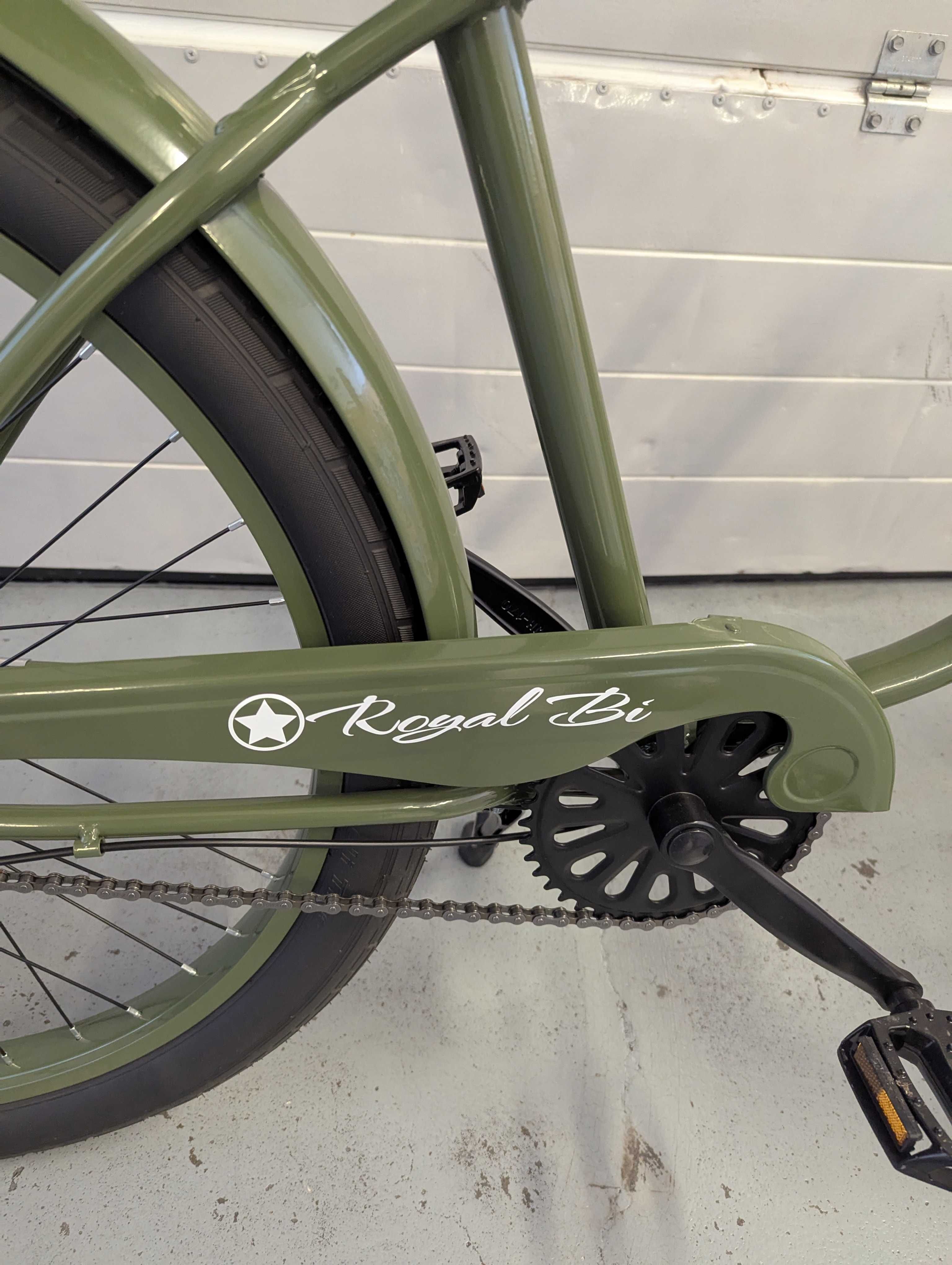 Rower Cruiser ARMY 26" militarny miejski męski OUTLET RoyalBi 3 biegi