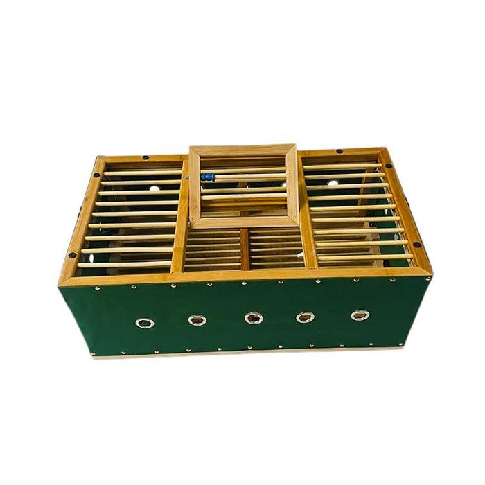 Kosz transportowy dla gołębi składany 80 X 42 X 23 CM duży zielony