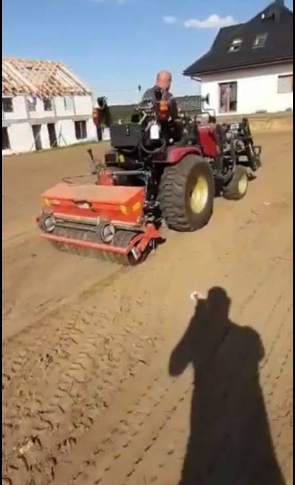 Glebogryzarka separacyjna, zakładanie trawników ,ogrodzenia
