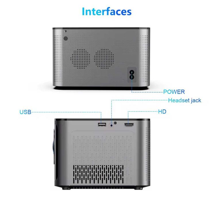 Magcubic HY350 PRO(Upgrated)/580ANSI/4К/проектор/ 1920*1080P Full HD