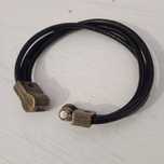 Pulseira em couro preta
