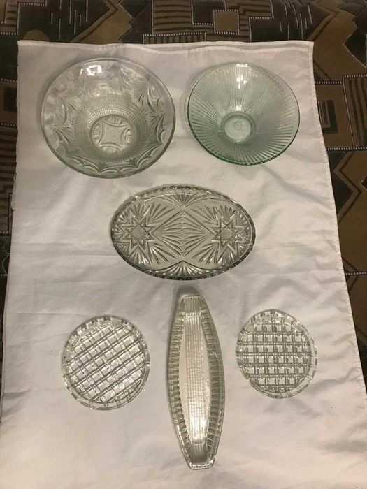 Тарелки хрусталь СССР