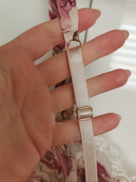 Jedwabny top jedwabna bluzka 46