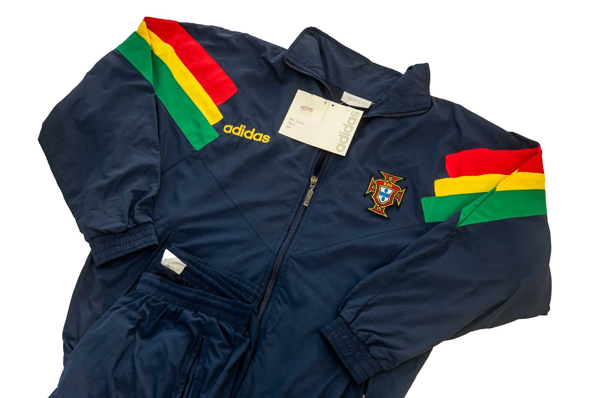 Fato treino completo Portugal Adidas 1992.-1994 NOVO COM ETIQUETAS !