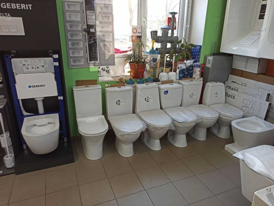 Унітази підлогові / Компакти: KOLO, Qtap, Geberit, Imprese, Volle