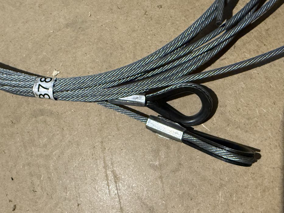 Wzmocnione linki stalowe Ø 2,9 mm z kauszą Hormann