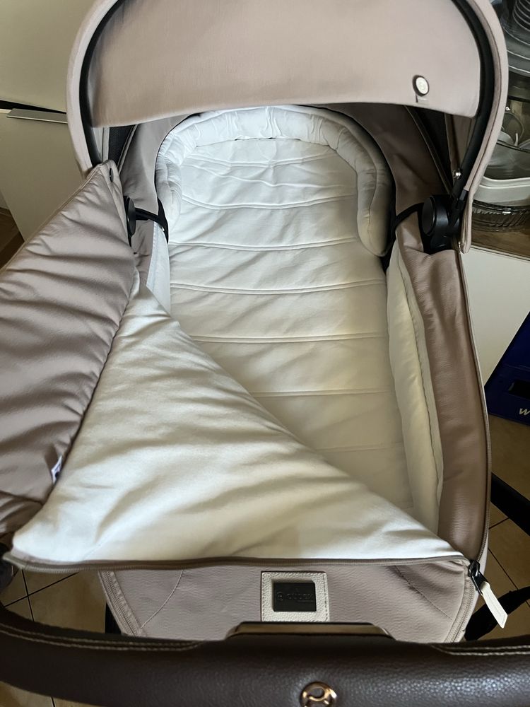 Wózek cybex priam 3.0/4.0 rose gold cozy beige