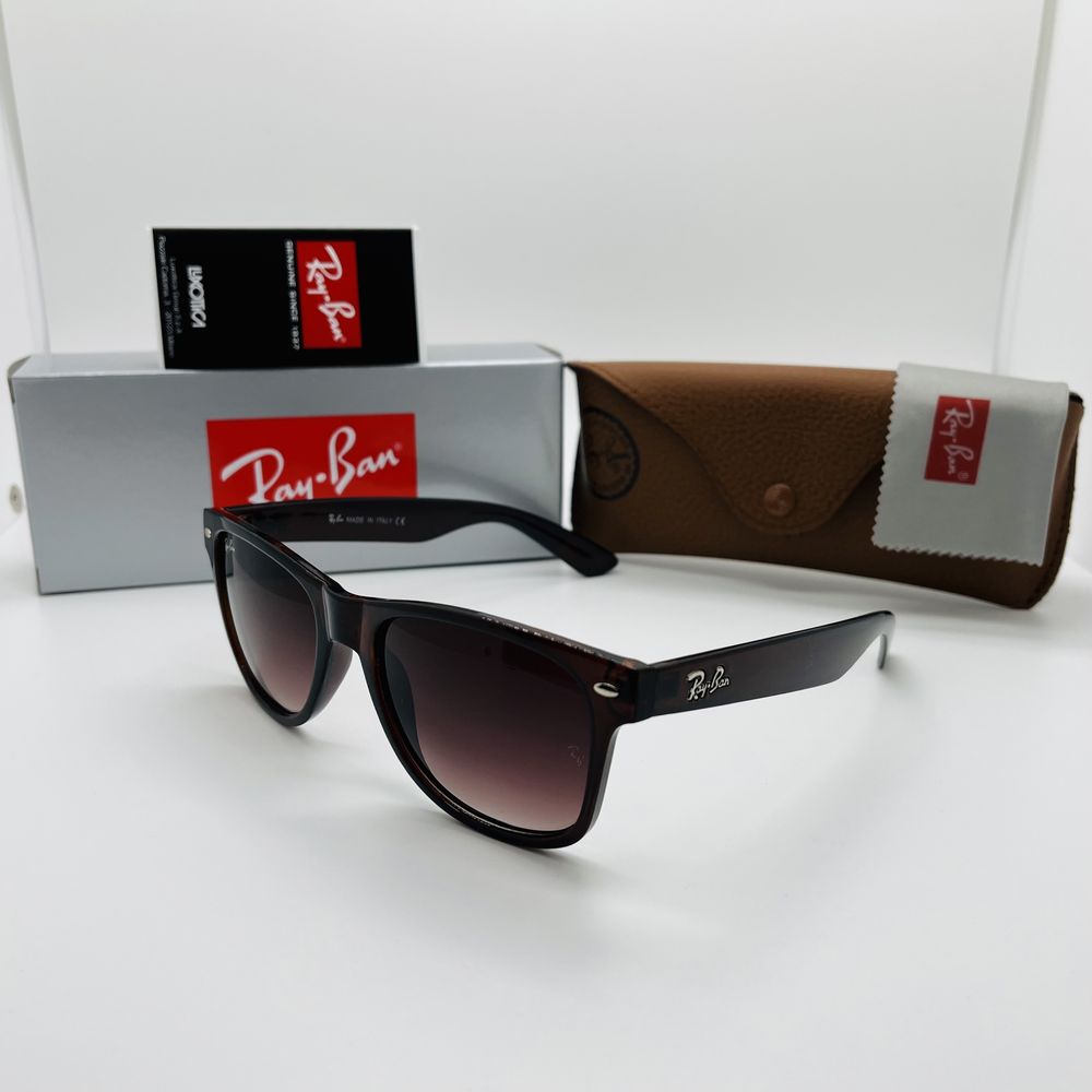 Солнцезащитные очки Ray Ban Wayfarer 2140 Glossy Brown|Brown Gradient