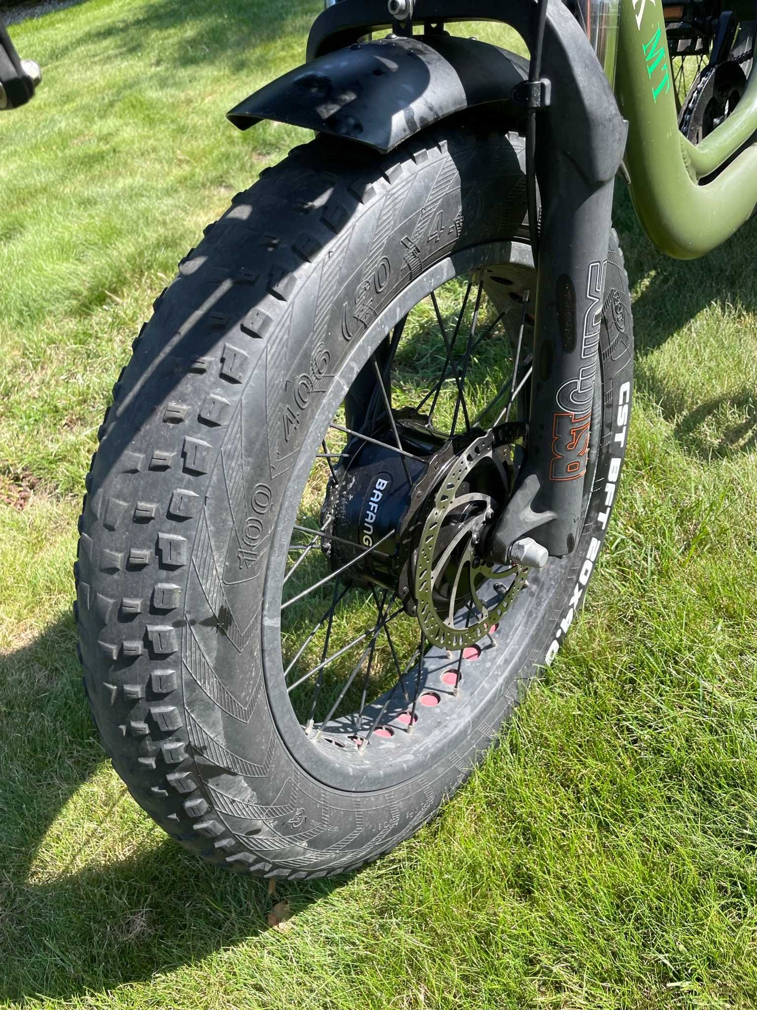Rower elektryczny trójkołowy Jorvik MT JMT6-2 250W zielony