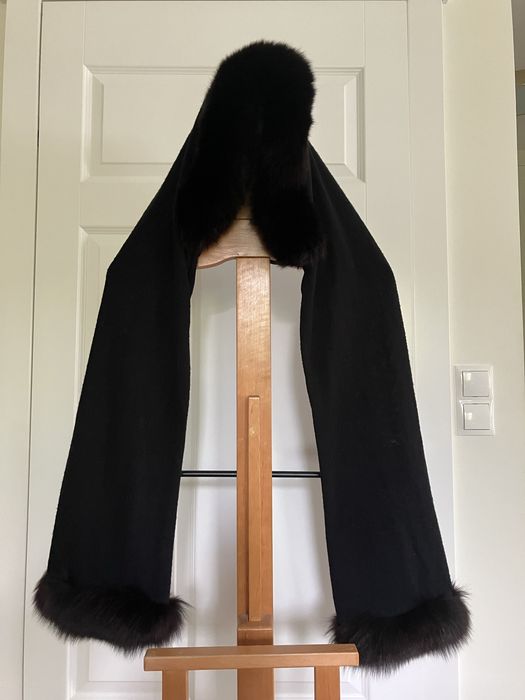 Kapturoszalik, szalokaptur, kaptur z szalikiem z lisim futrem