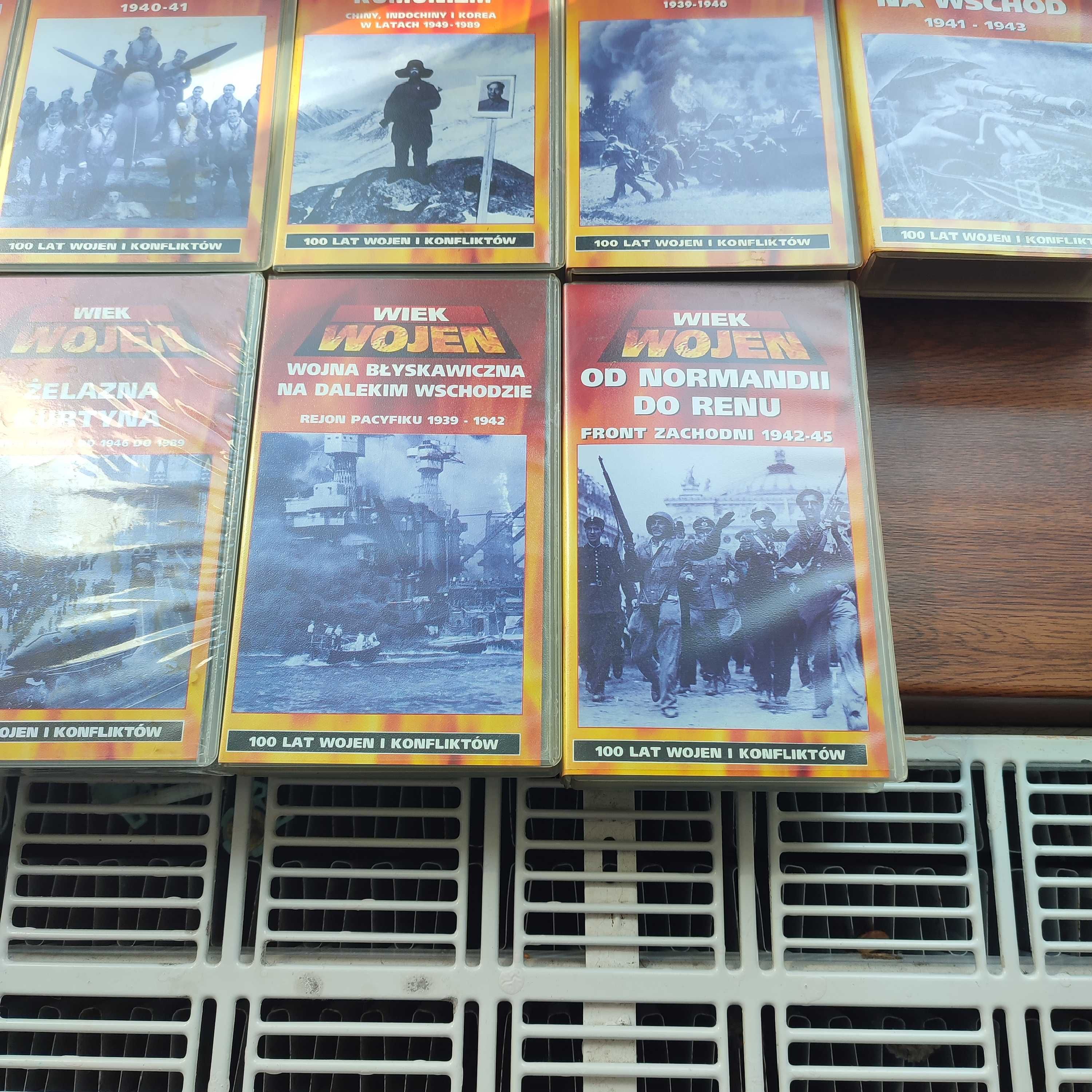 Kolekcja VHS Wiek Wojen 14 szt 6 szt zafoliowane