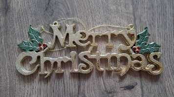 Merry Christmas, С Рождеством, пластиковая надпись