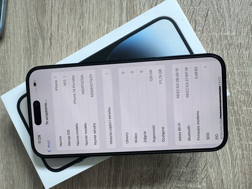 Iphone 14 Pro Max 128Gb Space Black Stan BDB