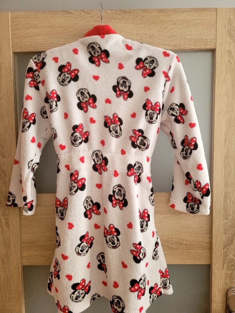 Szlafrok kąpielowy Minnie Mouse 128/134 dla dziewczynki