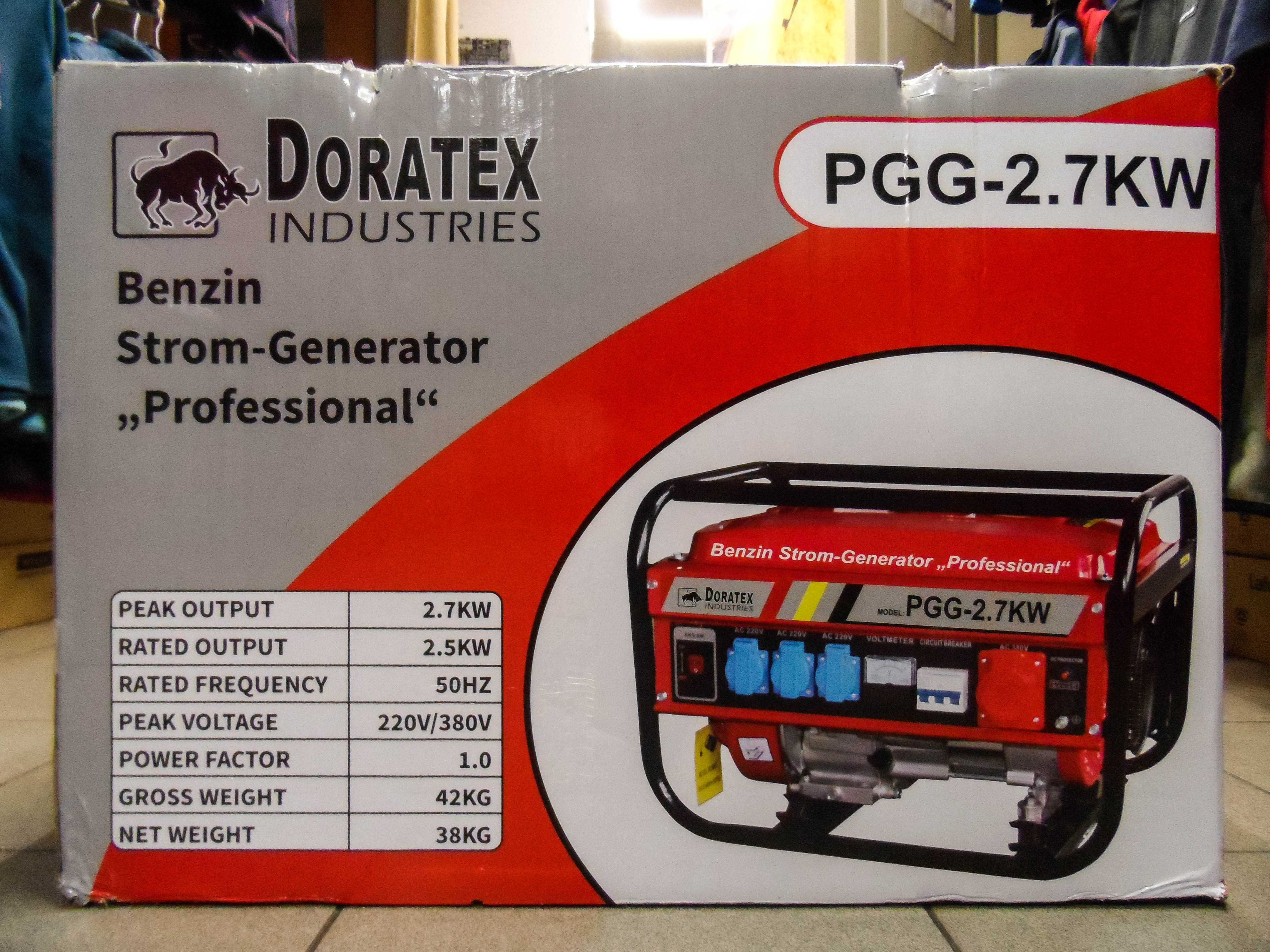 Бензиновий генератор Doratex PGG-2.7 kW. "Professional"