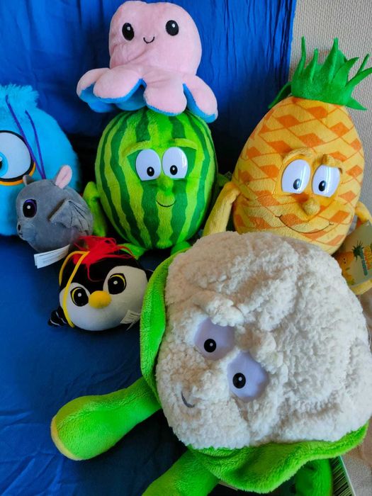 Peluches em bom estado