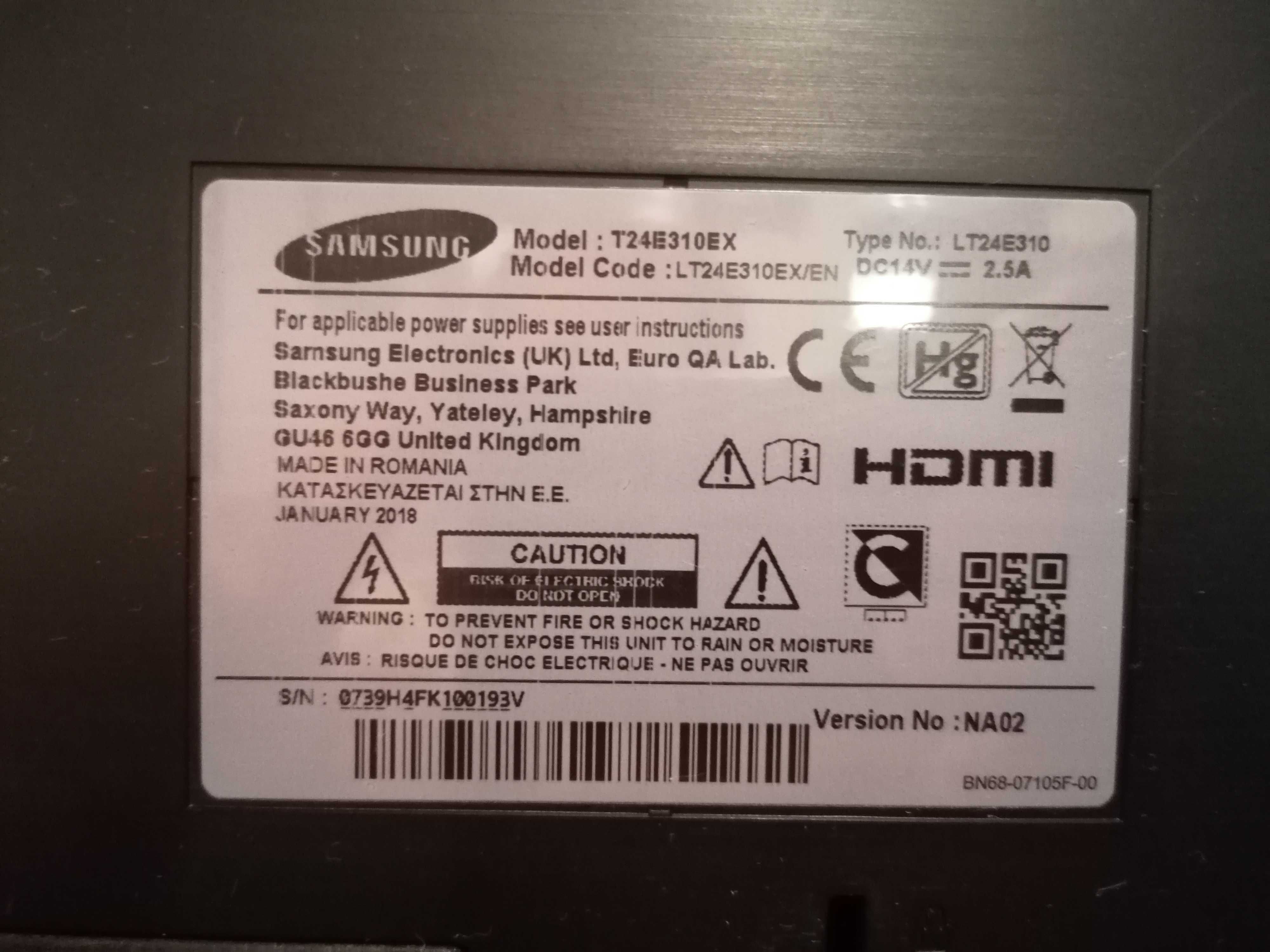 TV LED Full HD de 24" ou monitor de PC