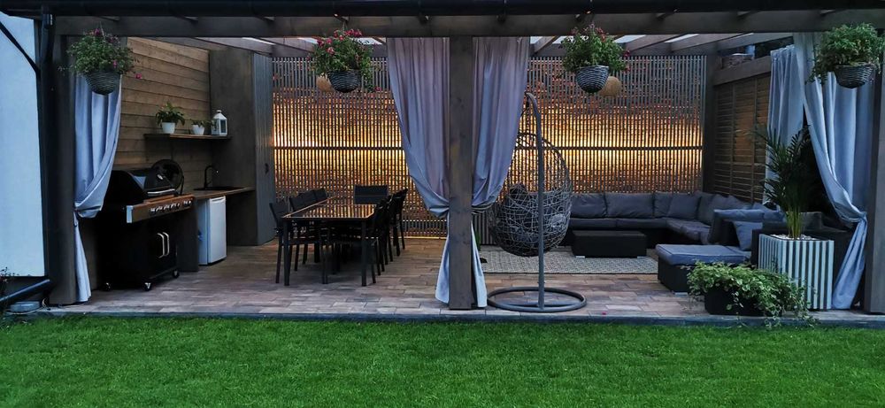 zadaszenie tarasu pergola dach taras drewniany poliwęglan