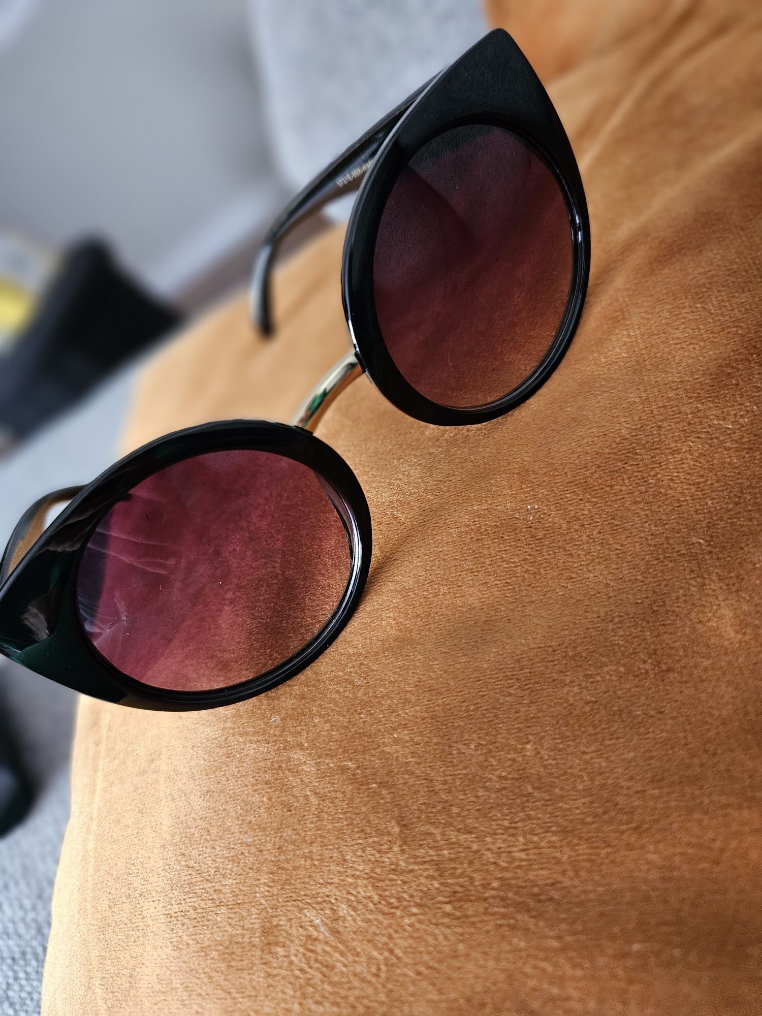 Nowe okulary przeciwsłoneczne damskie kocie