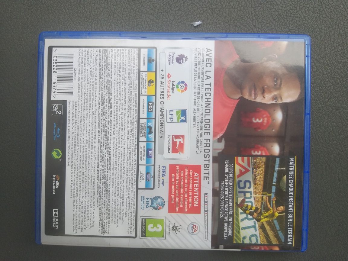 Gra Fifa 17 PS4 konsola Play Station 4 płyta football piłkarska sport